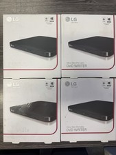 LOT OF 4  LG Ultra Slim Portable External DVD Writer Disc Drive Burner SP80NB80 picture