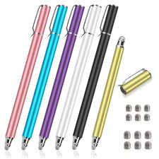 6pcs Stylus Pen for Touch Screens, Universal Stylus Pen with 12 Replaceable Tips picture