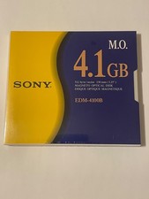 SONY EDM-4100B  - 4.1GB  MAGNETO OPTICAL DISK 512 BYTE BRAND NEW FACTORY SEALED picture