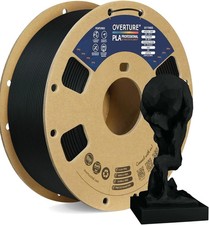 OVERTURE PLA Plus (PLA+) Filament 1.75mm, Stronger & More 00-1kg Black picture