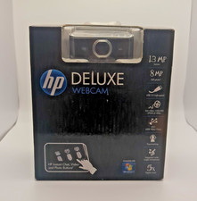 HP Deluxe Webcam KQ246AA#ABA 1.3 MP Sensor HD Quality Photo For Chat Video picture