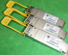 CISCO WSP-Q40GLR4L  10-3063-02 Fabric extender transceiver   LOT OF 3 picture