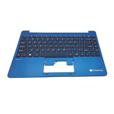 Palmrest Keyboard 14in For Gateway GWTN141-6BL GWTN141-10BL GWTN141-4BL Blue US picture