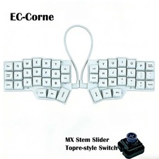 Topre EC Corne Split Ergonomic Capacitive Keyboard Wired VIAL 35g/45g picture