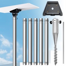 Starlink V4 Pole Mount Kit, 9ft Starlink Ground Pole, Pipe Adapter Included picture