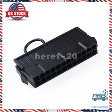 Black 24 Pin ATX PSU Power Connector Starter Tester Start up Jumper Bridge Tool picture