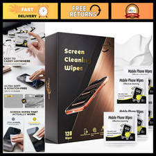Screen Cleaning Wipes - Anti-Static, Streak-Free, Safe for All Screens, 100 Pack picture