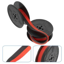 2 Sets Reusable Nylon Universal Typewriter Replacement Ribbons Black Red picture