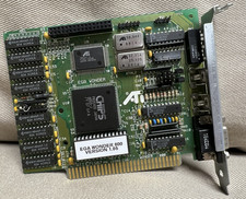 ATI EGA Wonder 800 8-bit ISA Video Card - FCC ID: EXM5RSEGA2 - Works in IBM 5155 picture