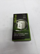 ReTrak - 70W USB-C Wall Charger 2ft Retractable 3 Port Cable Cord - White picture