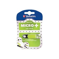 verbatim 8GB Store 'n' Go Micro  USB Drive Green NEW picture