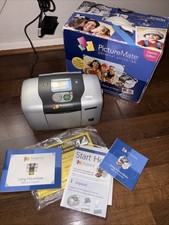 Epson PictureMate B271A Personal Photo Lab Photo Printer Gray w/ AC Power Cable picture