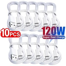 10-Pack USB-C Charging Cable 120W Fast Charging Braid Charging & Data picture