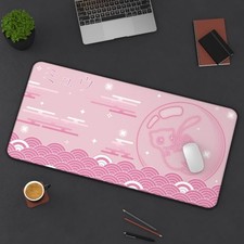 Bubble Mew Fairy Type Pokemon Gaming Desk Mat Mouse Pad picture