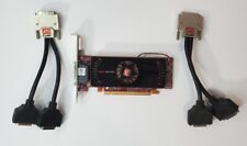 ATI FirePro 2450 Multi-View 512MB PCle VHDCI Video Card 7120035600G & Cables picture