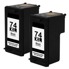 2PK Comp HP 74XL Black High Yield CB336WN For Deskjet C4493 C4500 C4524 C4540 picture