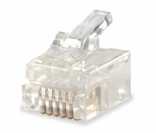 (30) 25-Pack Clear Modular Plugs, Number of Contacts: 6, Number of Positions: 6 picture