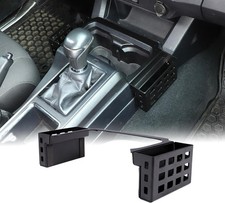 CHEAYAR Shifter Center Console Gears Storage Box with Two Baskets, Black  picture