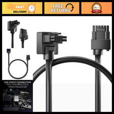 12VHPWR Modular Cable 16-Pin Male to Male Adapter, 90 Degree for RTX 40/50 Serie picture