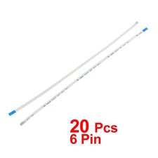 B Type 20Pcs 0.5mm Pitch 6 Pin AWM 20624 80C 60V VW-1 FFC 200mm picture