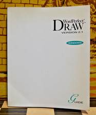 WordPerfect Draw Version 2.1 Windows User Guide Manual 1993 Vintage picture