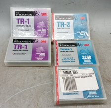 5 NEW  3M Imation Travan  2 X TR-1 + TR-3 Cartridge  Data picture