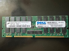 Micron  DELL  MT36LSDF12872G-133D1 33l3327 PC-133 1GB ECC RAM SERVER MODULE picture