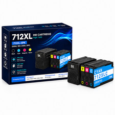 712XL Ink Cartridges Compatible for HP DesignJet T210 T230 T630 picture