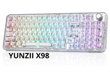 Yunzii X98 Mechanical Keyboard Snow Switch 3-Mode Wireless Rgb Backlight picture