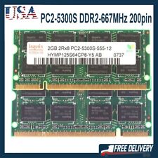 For Hynix 2GB 2RX8 PC2-5300S DDR2-667MHz 200pin SODIMM Laptop Memory RAM picture