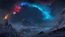 Landscape max suleimanov art winter snow water mountains Custom Gaming Mat Desk picture