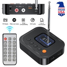 NFC Transmitter Receiver Wireless Audio HiFi Music Adapter AUX/RCA Bluetooth 6.0 picture