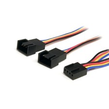 30 cm 4 Pin Fan Power Splitter Cable - F/M - Startech fan4split12 picture