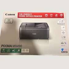 Canon pixma mx490 All-in-One Printer Black New Open Box Wireless Scan Copy Fax picture