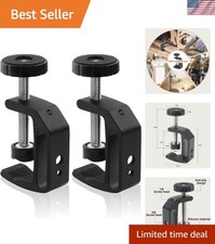 Versatile 2-Piece Adjustable C-Clamp Set for Woodworking & Crafting Excellence picture