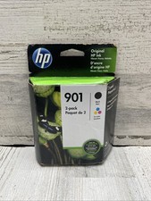 HP 901 | 2 Ink Cartridges | Black + Tri-color - APR 2023 picture