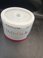 Memorex Dual Layer DVD+R DL 50-Pack 8X, 8.5GB, 240 Minutes Double Capacity NEW picture