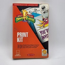 Mighty Morphin Power Rangers Print Kit CD-ROM 1995 Saban PC Mac picture
