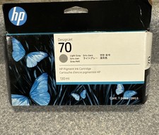 July 2027 Genuine HP 70 Light Gray Ink Cartridge C9451A - DesignJet picture