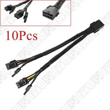 10Pcs 22cm GPU PCIE 8 Pin Female To Dual 2X 8 Pin Male PCI Express Power Adapter picture