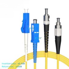 10Pcs 1-15m LC to LC FC ST SC to SC UPC Single Mode OS2 Fiber Optic Patch Cord  picture