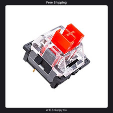 32 Pack Outemu Red Linear Mechanical Keyboard Switches 3-Pin Hot-Swappable picture