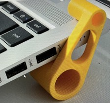 Portable Laptop Stand With Clip And Slot For Cord To Go Through. (SET 2PCS) picture