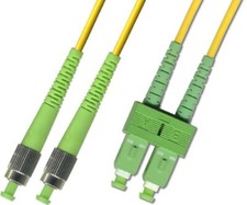 15M Singlemode Duplex Fiber Optic Cable 9/125 FC APC SC Patch Cable Patch Cord picture