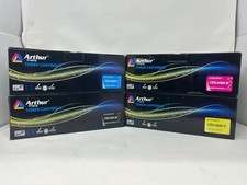 Arthur Imaging CRG-046H Laser Toner Cartridge Set Black Cyan Magenta Yellow picture