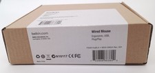 NEW Belkin 3-Button Wired USB Optical Mouse - NEW IN BOX - SEALED picture