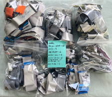 IDE Ribbon Cable Mixed Lot 70+ HDD Floppy SCSI Printer CD 40 50 34 20 Pin Parall picture