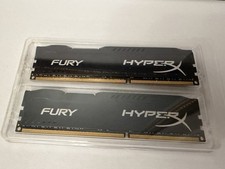 HyperX Fury 16GB Desktop Memory Kit 2X 8GB DDR3 1600MHz PC3-12800U HX316C10FB/8 picture