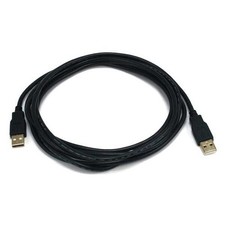 Monoprice Standard USB Cable,Black,10ft L 5444 Monoprice 5444 844660054443 Black picture