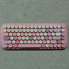 MOFii Candy Wireless Compact Portable Keyboard Pink White Purple QWERTY picture